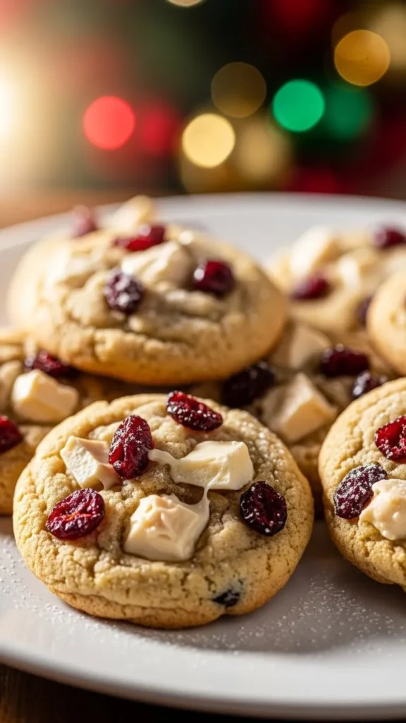 White Chocolate Cranberry Cookies