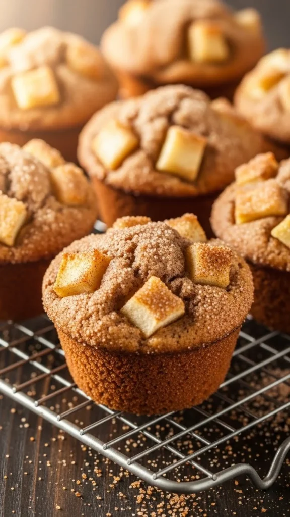 Winter Apple Cinnamon Muffins