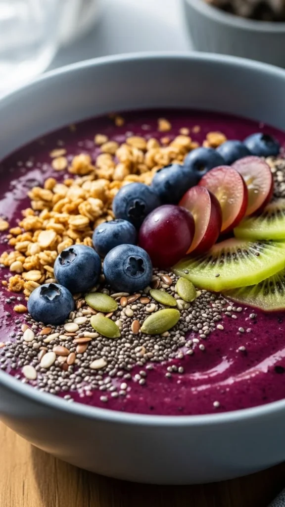 Winter Berry Smoothie Bowl