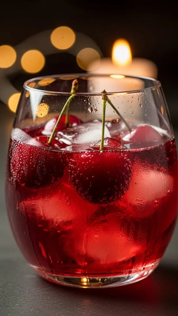 Winter Cherry Fizz