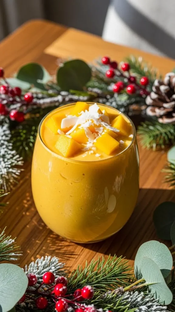 Winter Glow Mango Smoothie