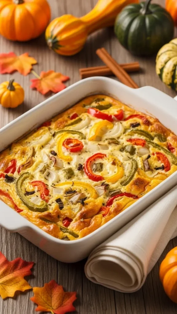 Zesty Pepper & Egg Casserole
