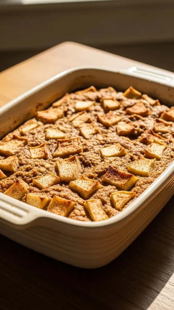 Apple Cinnamon Oat Bake