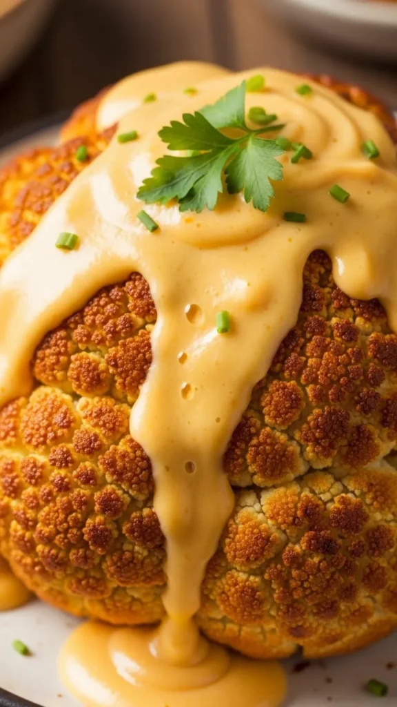 Baked Cauliflower with Cheese