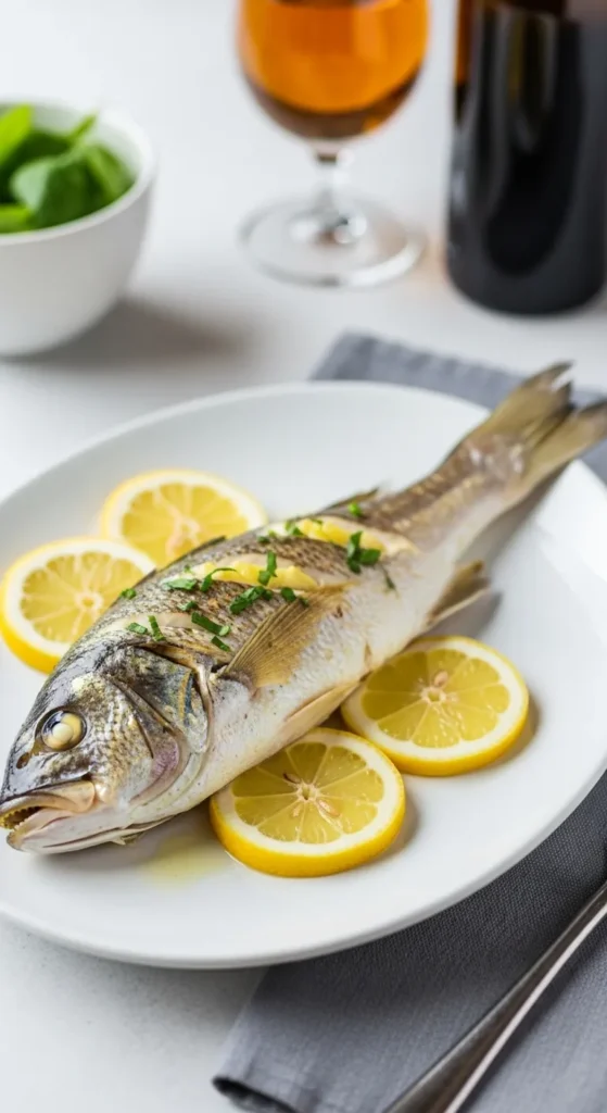Baked Fish with Lemon and Herbs