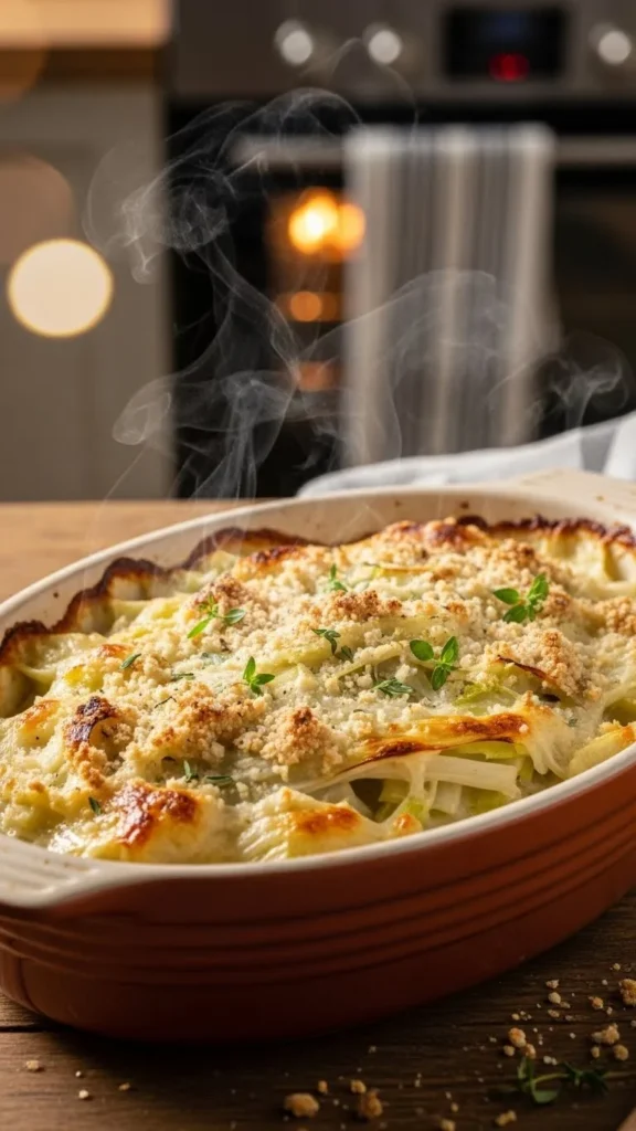 Baked Leek Gratin