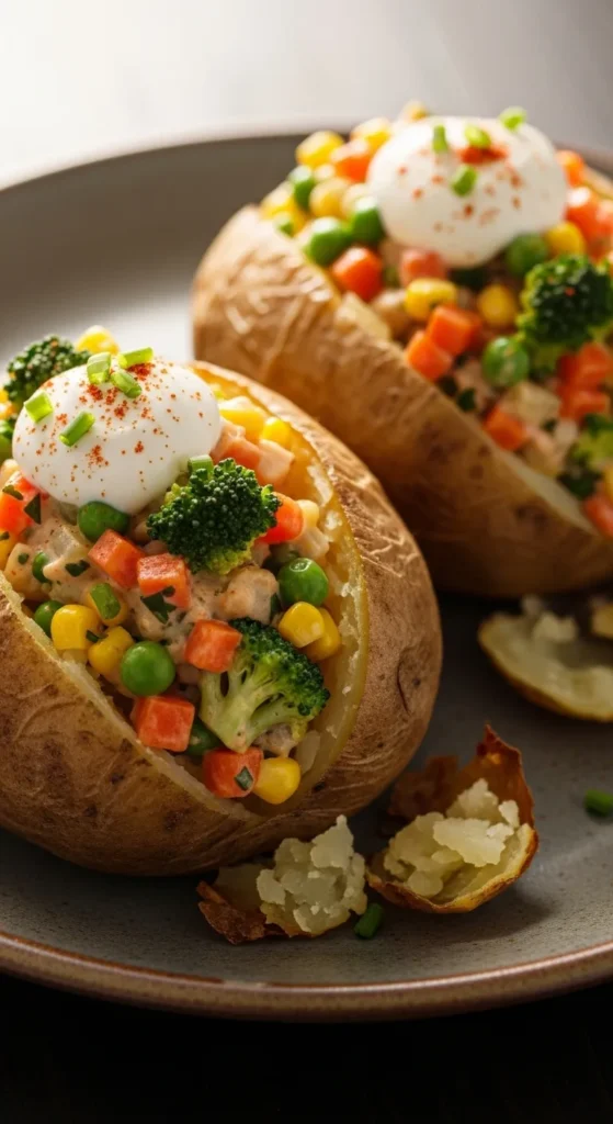 Baked Stuffed Potatoes
