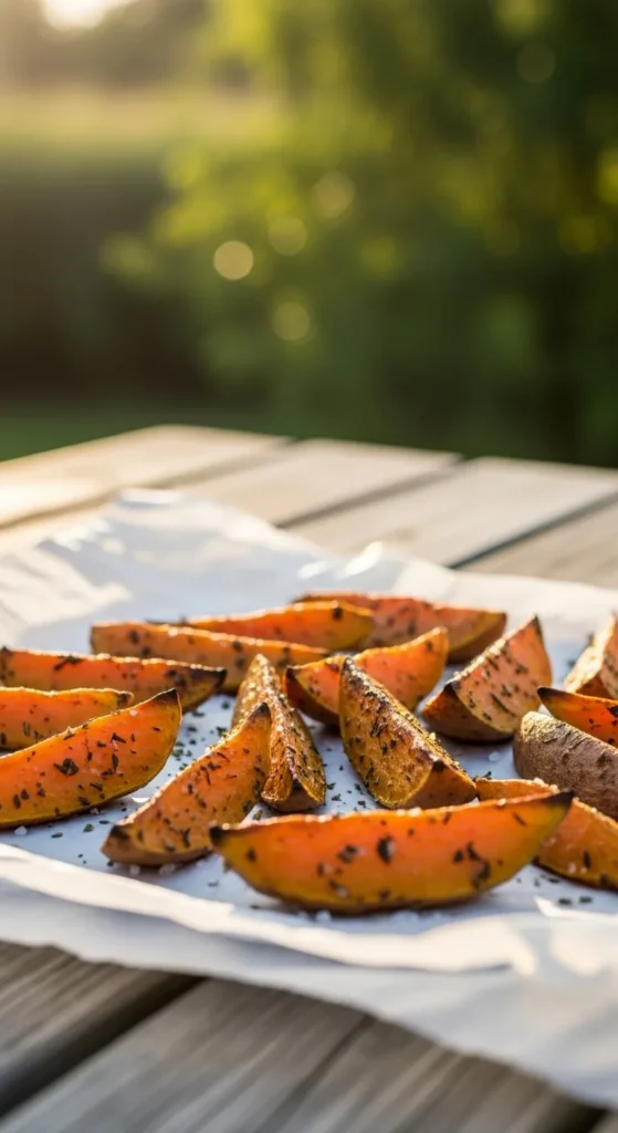 Baked Sweet Potato Wedges