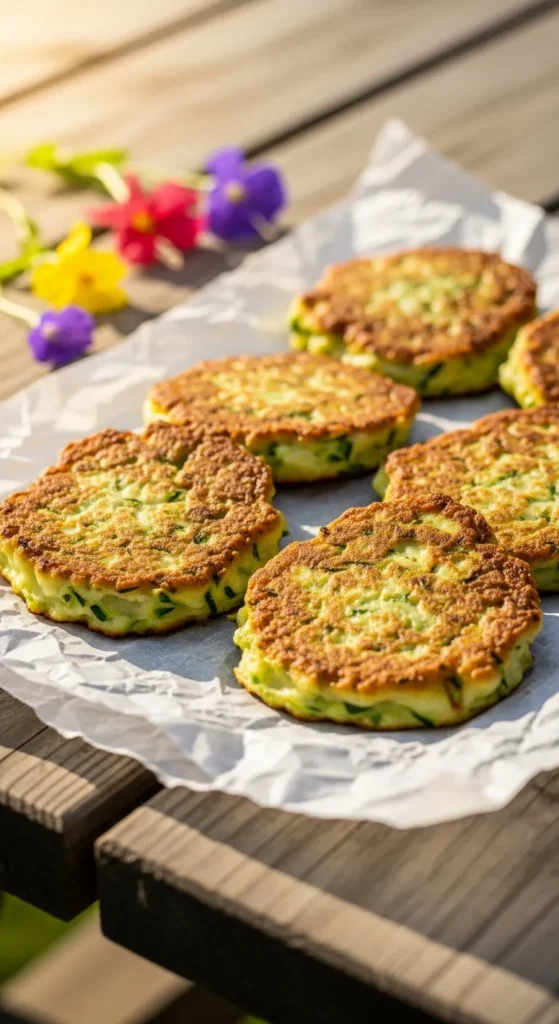 Baked Zucchini Fritters