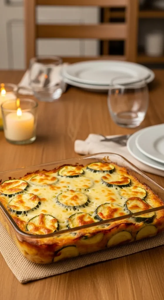 Baked Zucchini and Cheese Casserole