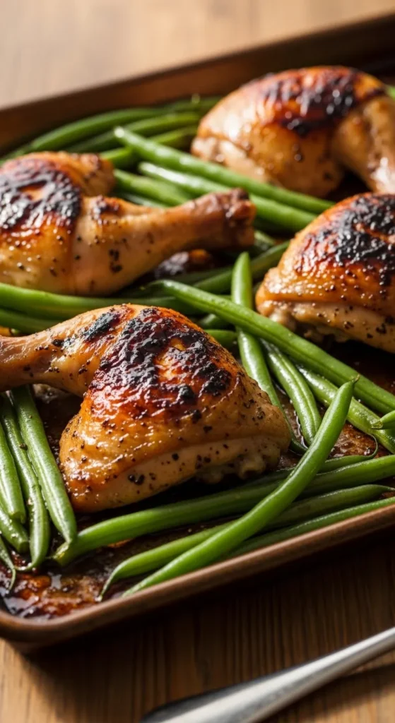 Balsamic Chicken with Green Beans