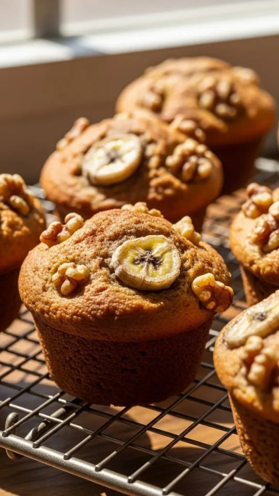 Banana Nut Breakfast Muffins
