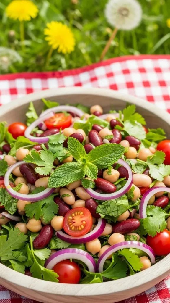 Bean Trio Picnic Salad