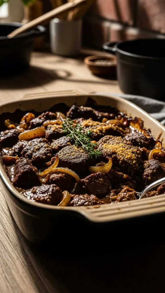 Beef and Onion Casserole