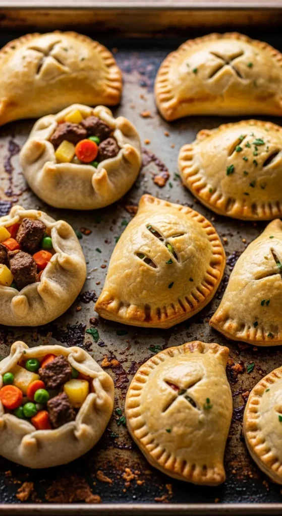 Beef and Vegetable Hand Pies
