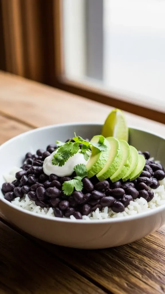 Black Bean and Rice Bowl