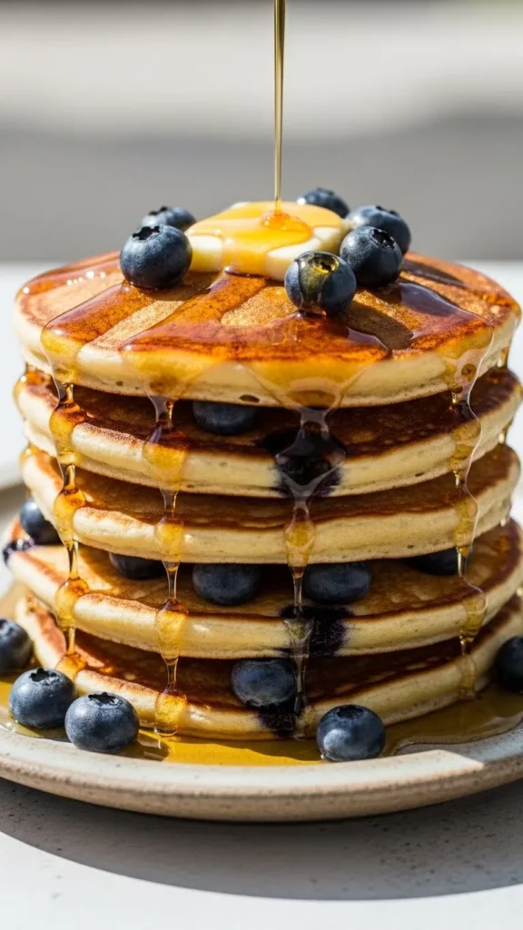Blueberry Pancake Stack