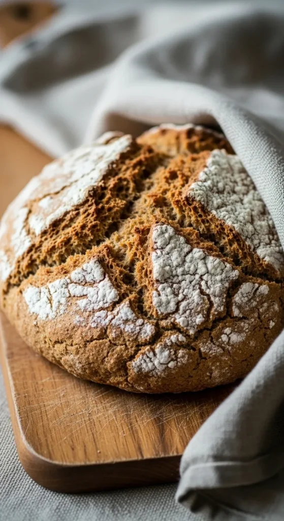 Brown Soda Bread with Whole Wheat