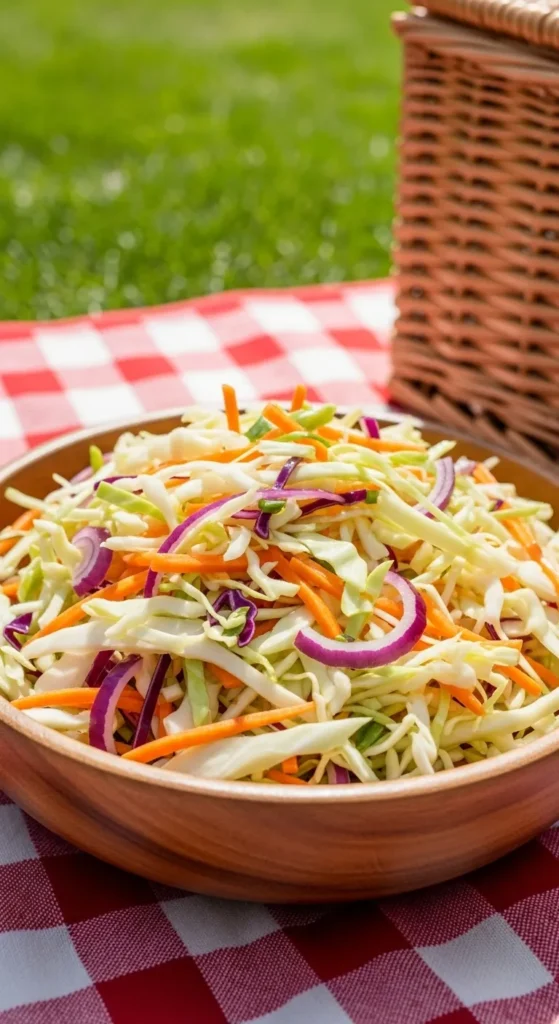 Cabbage Slaw with Vinegar Dressing