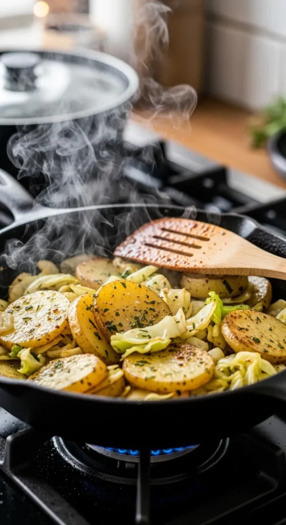 Cabbage and Potato Skillet