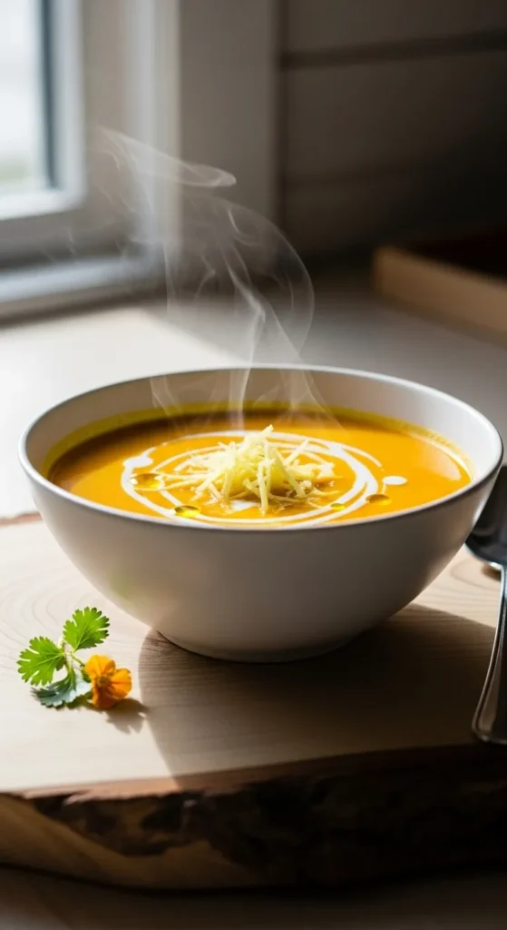 Carrot Ginger Spring Pot Soup