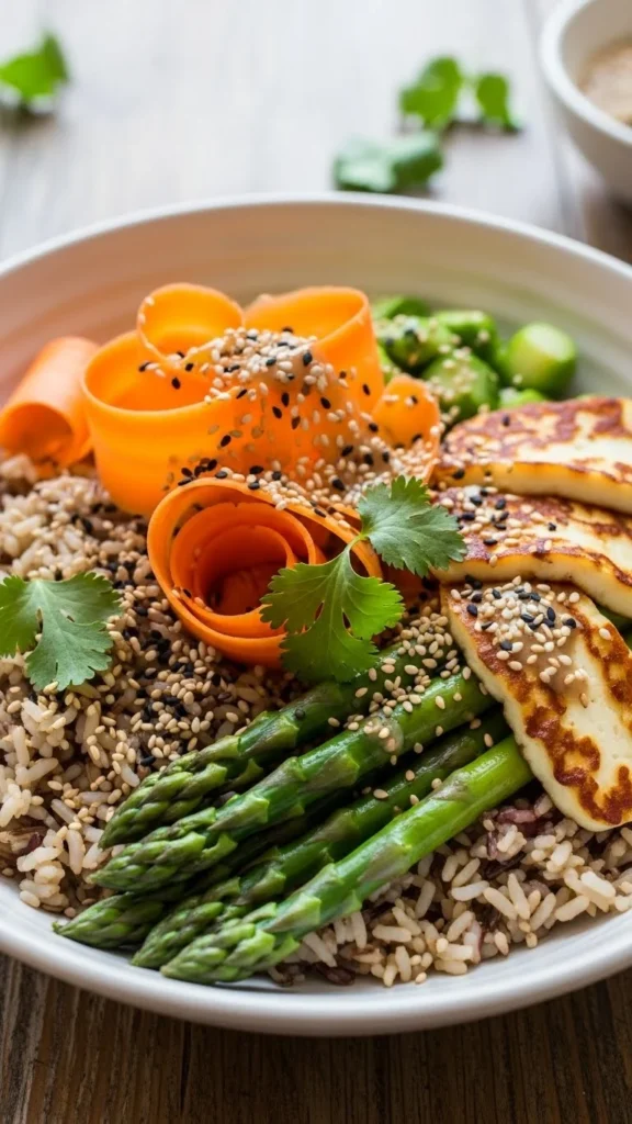 Carrot Ribbon Sesame Bowl