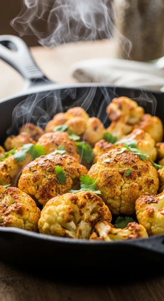 Cauliflower Skillet With Spices