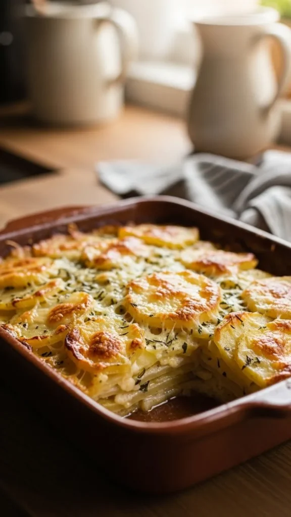 Cheddar & Potato Lunch Casserole
