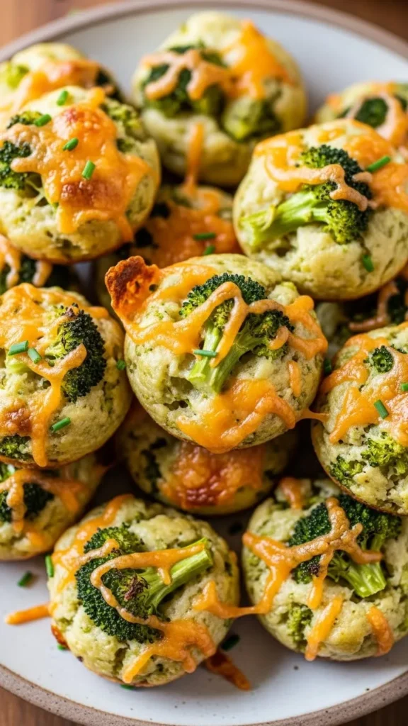 Cheesy Broccoli Bites