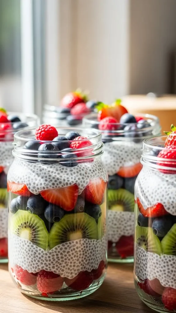 Chia Pudding Jars