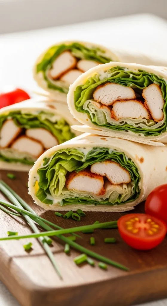 Chicken Caesar Wraps