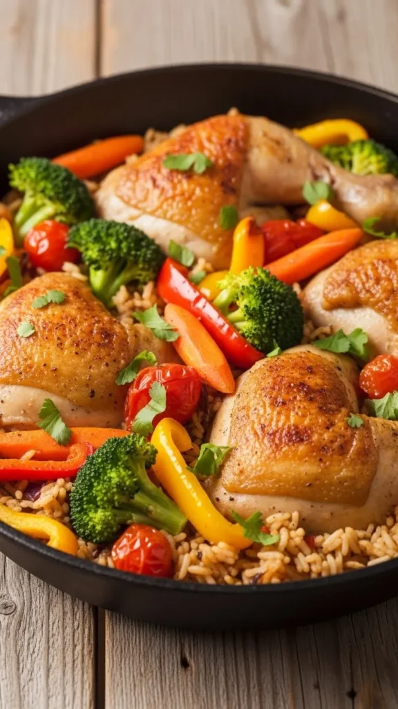 Chicken and Rice Skillet