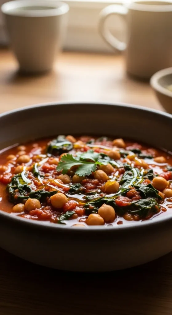 Chickpea Spinach Stew