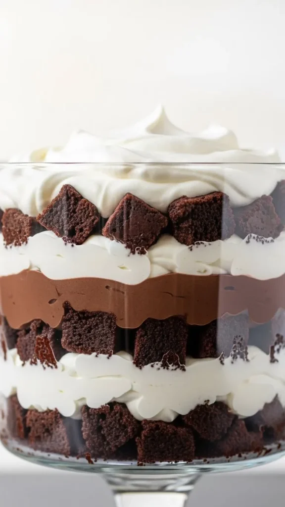 Chocolate Brownie Trifle