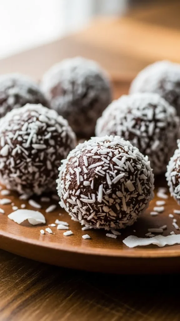 Chocolate Coconut No-Bake Balls