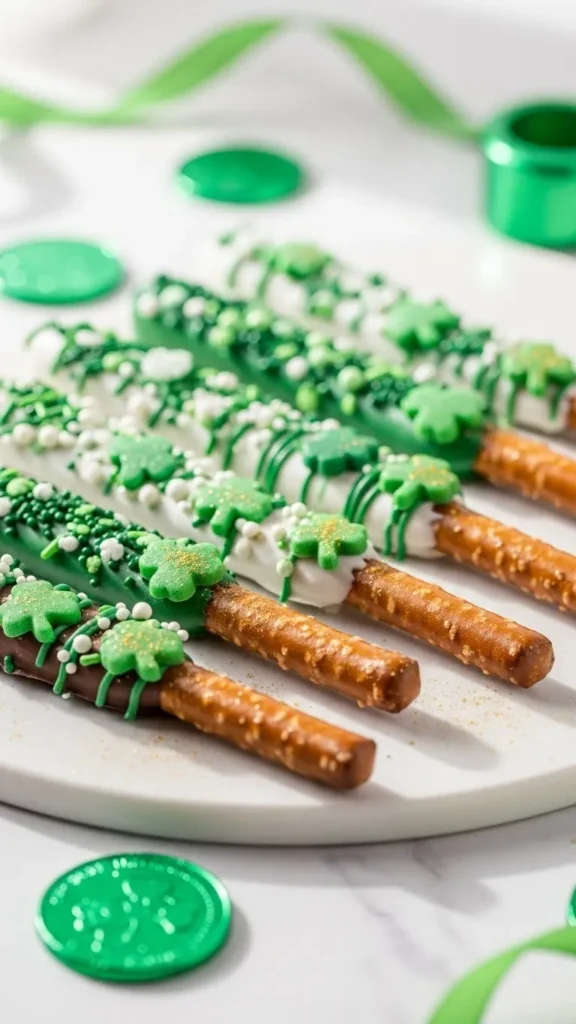 Chocolate-Dipped Candy Sticks