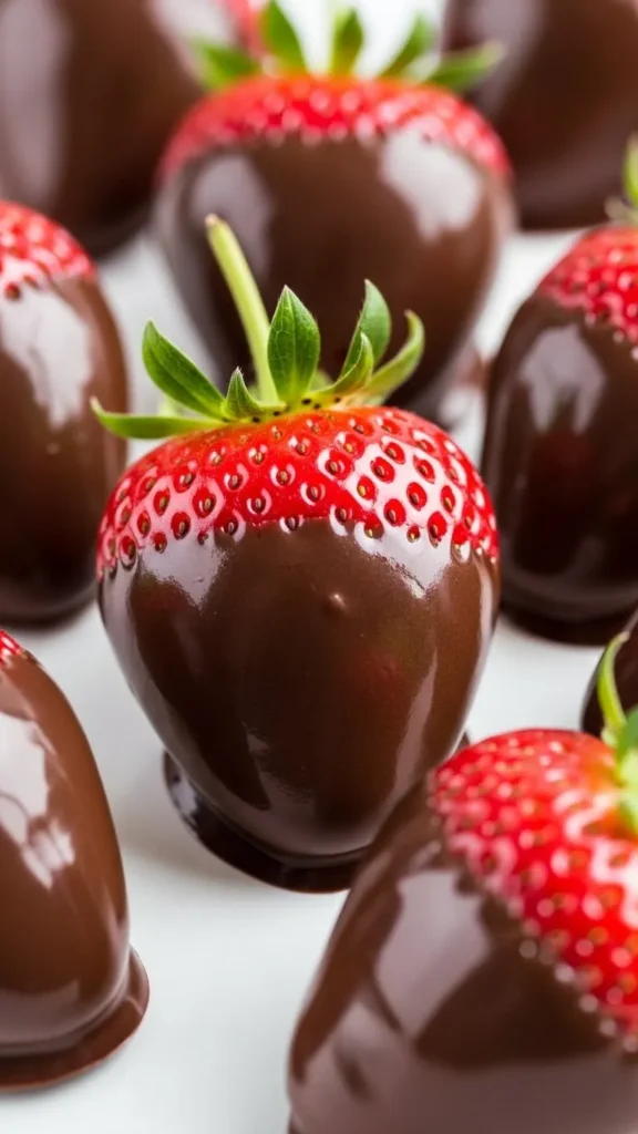 Chocolate-Dipped Strawberries