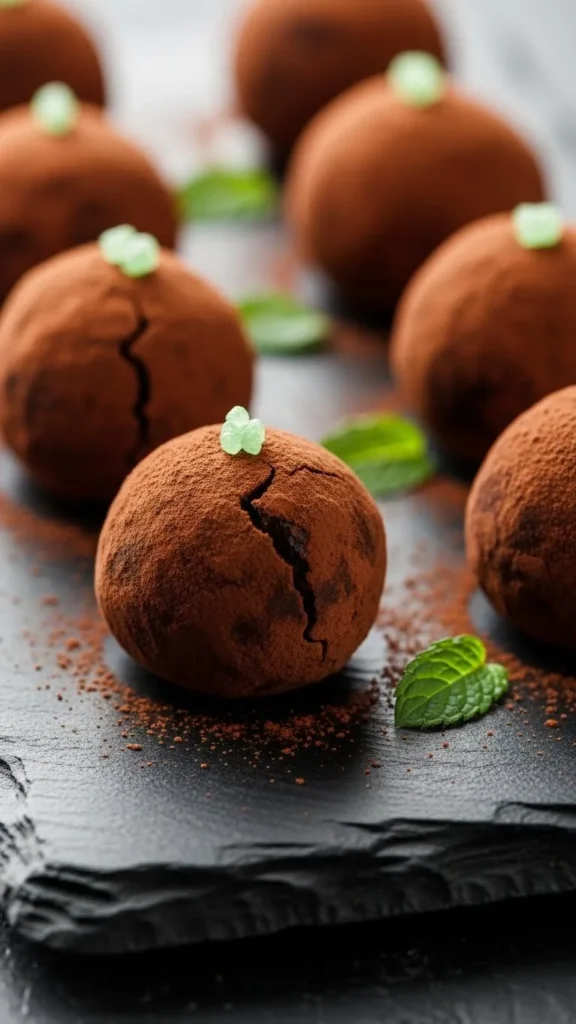 Chocolate Mint Truffles