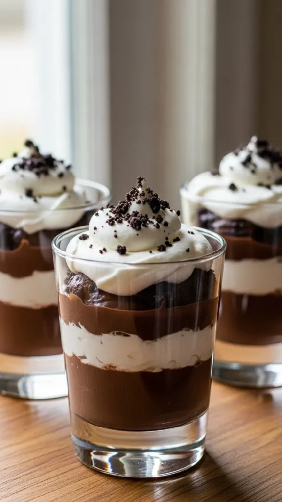 Chocolate Pudding Parfaits