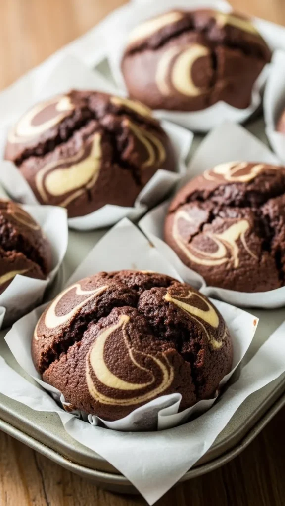 Chocolate Swirl Muffins