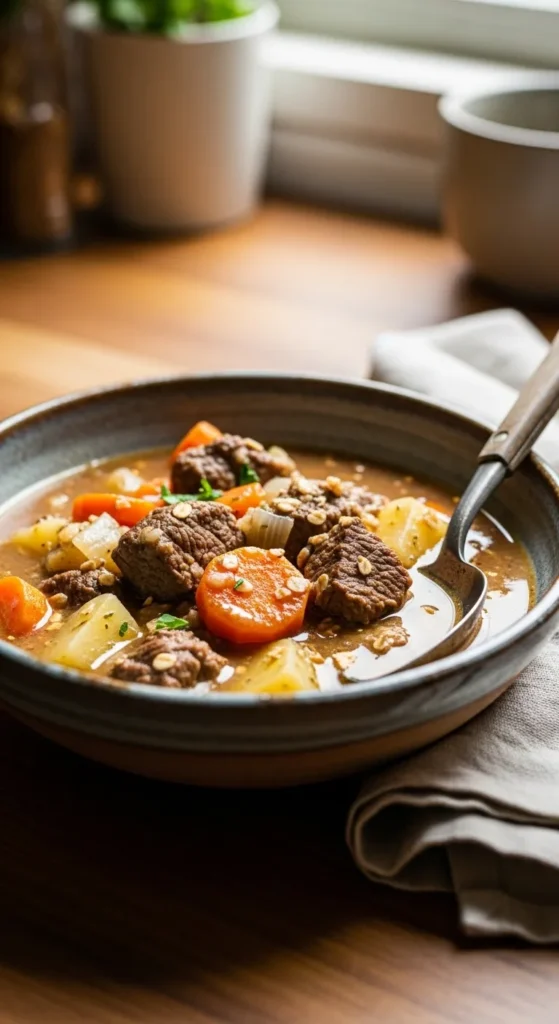 Clear Broth Irish Beef Stew