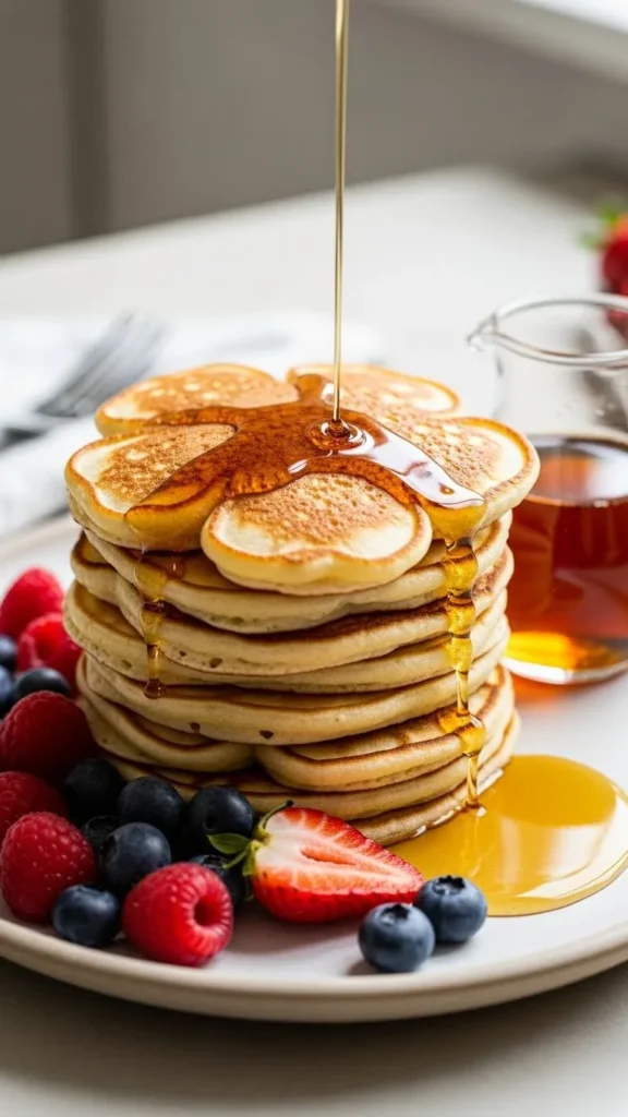Clover-Shaped Pancakes