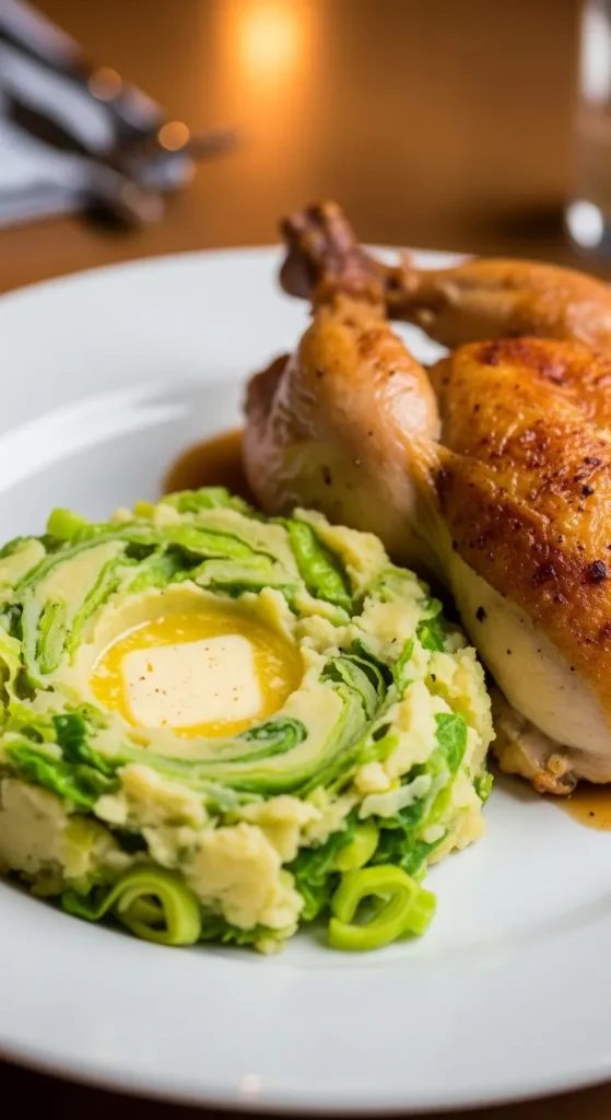 Colcannon with Roasted Chicken