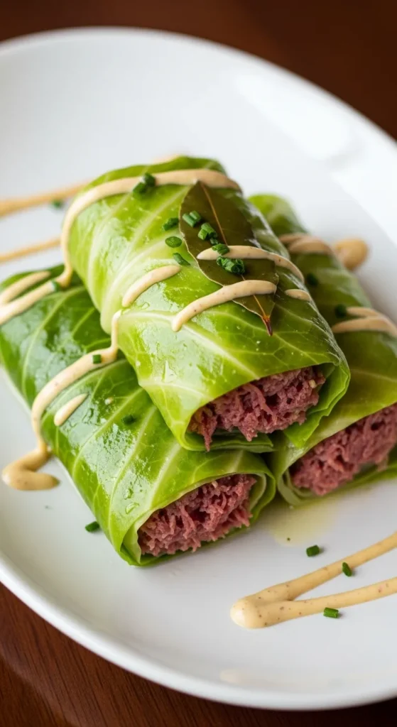 Corned Beef Cabbage Rolls