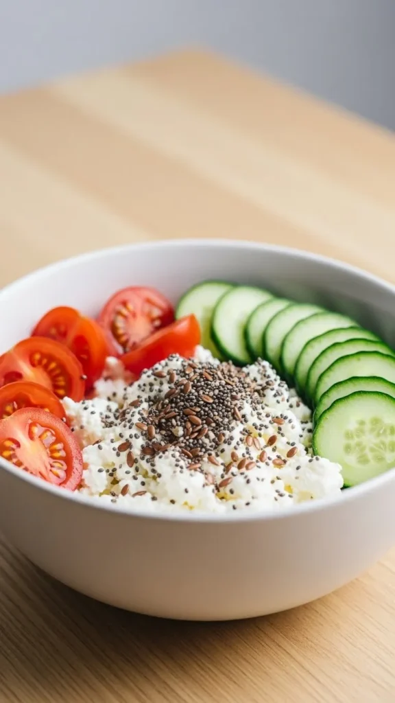 Cottage Cheese Veggie Bowl