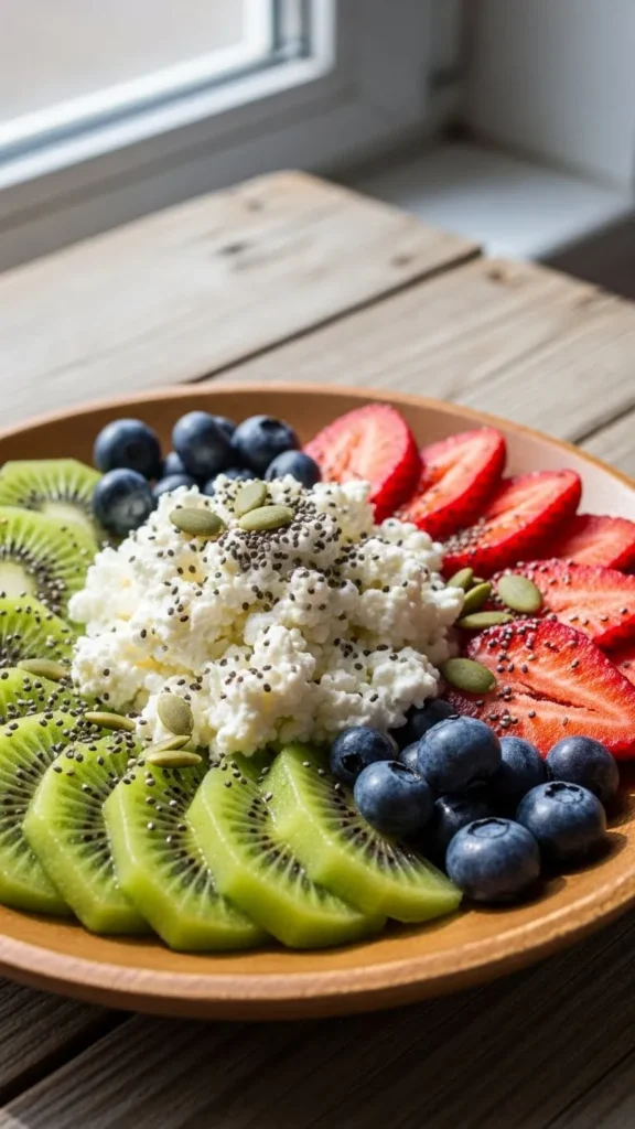 Cottage Cheese and Fruit Plate