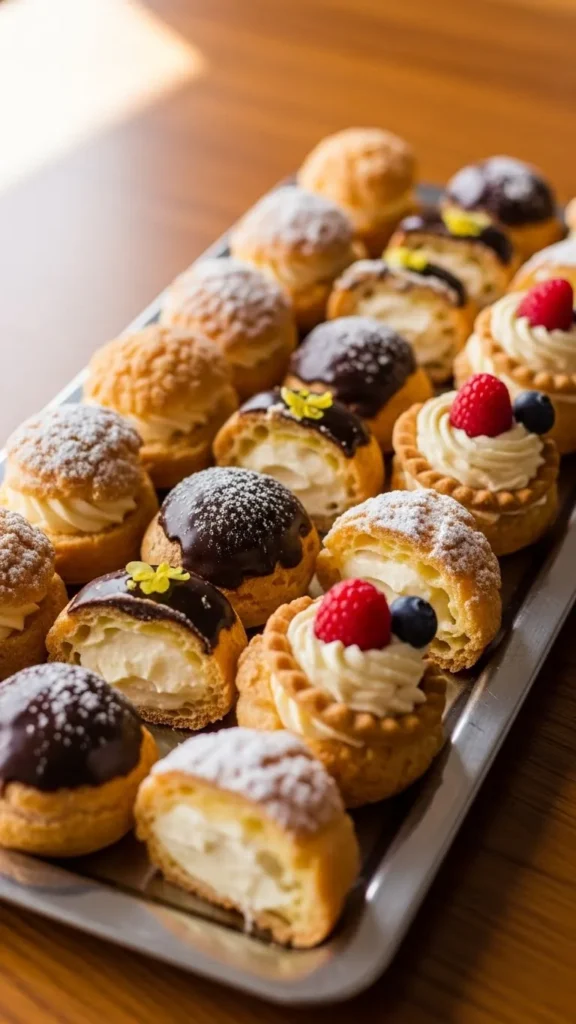 Cream-Filled Pastry Bites