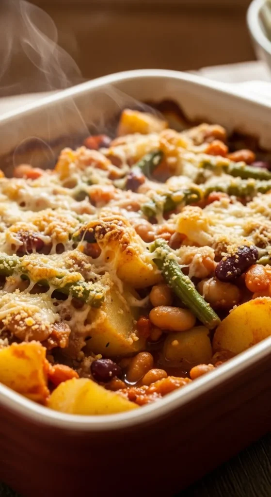 Creamy Bean and Potato Bake