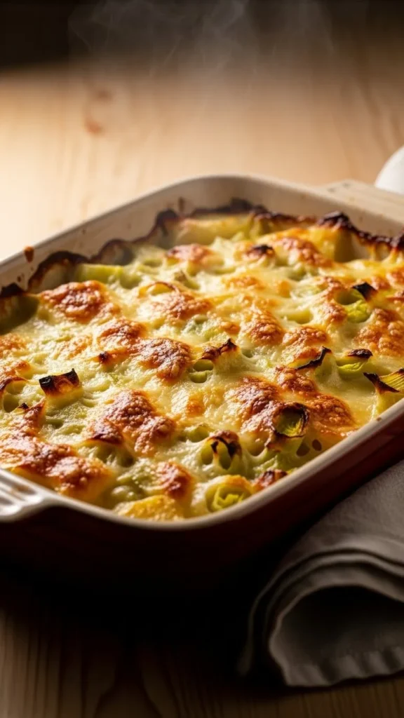 Creamy Leek & Potato Bake