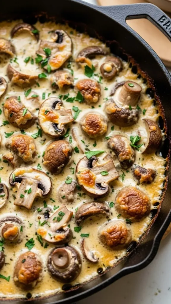 Creamy Mushroom Bake